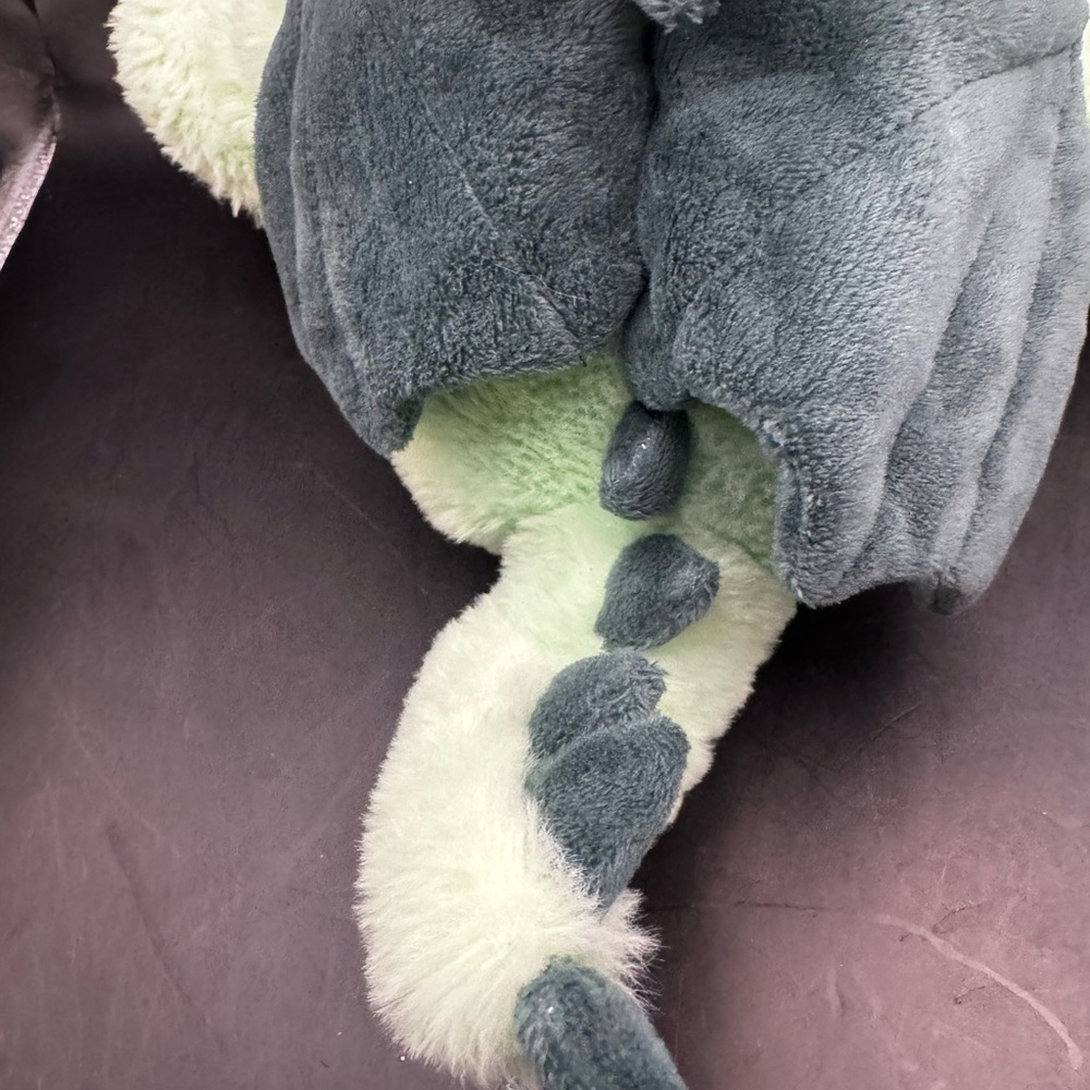 Warm Pals Daniel Dragon Plush Green  10” For Adults Comfort - Picture 9 of 14